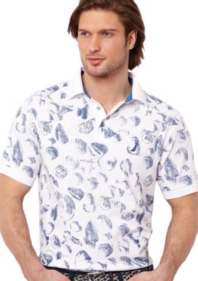 Nautica Wave Print Polo