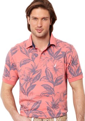 Nautica Floral Print Polo