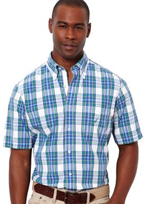 Nautica Big & Tall Medium Plaid Woven Shirt