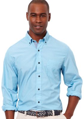 Nautica Big & Tall Stripe Poplin Shirt