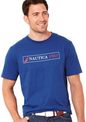 Nautica Big & Tall 30th Anniversary Anchor Graphic Tee