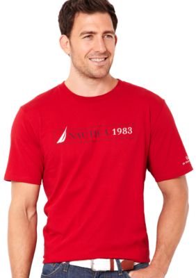 Nautica Big & Tall 30th Anniversary Anchor Graphic Tee