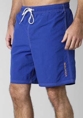 Nautica Solid Nylon Swim Trunk