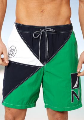 Nautica Colorblock Elastic Trunks