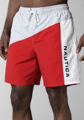 Nautica Diagonal Color Bock Swim Trunk