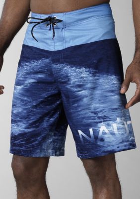 Nautica Water Print Swim Trunk