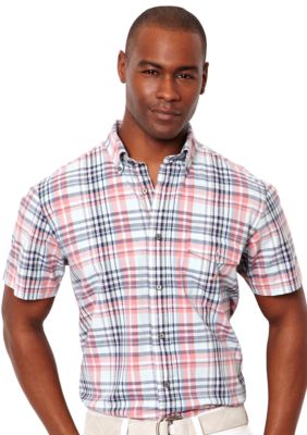 Nautica Poplin Plaid Shirt
