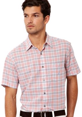 Nautica Poplin Mixed Plaid Shirt