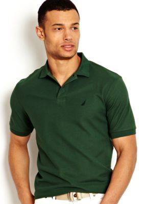 Nautica Big & Tall Solid Deck Polo Shirt