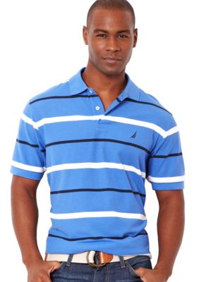Nautica Big & Tall Stripe Deck Polo