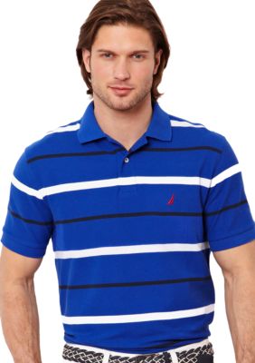 Nautica Big & Tall Stripe Deck Polo