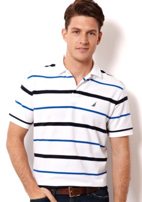 Nautica Big & Tall Stripe Deck Polo