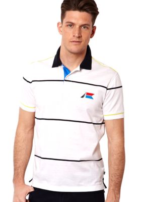 Nautica Big & Tall Widestripe Polo