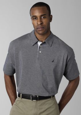Nautica Big & Tall Oxford  Pique Polo Knit