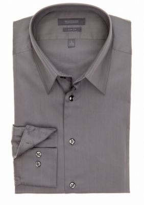 Madison Slim Fit Solid Dress Shirt