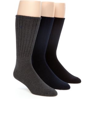 Nautica 3-Pack Classic Casual Crew Socks