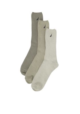 Nautica Classic Casual Crew Sock - 3 pair pack