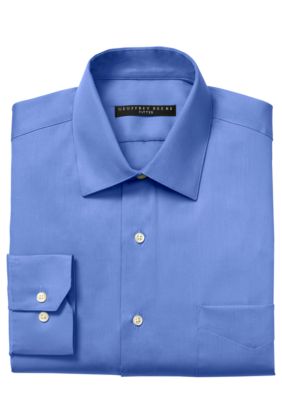 Geoffrey Beene Wrinkle Free Fitted Sateen Dress Shirt