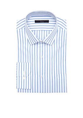 Geoffrey Beene Wrinkle Free Stripe Dress Shirt
