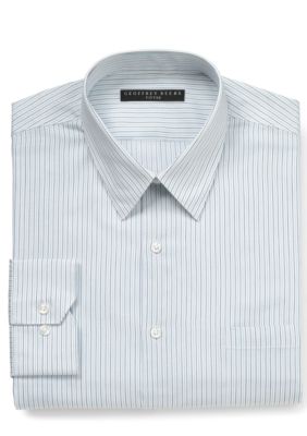 Geoffrey Beene Wrinkle Free Fitted Striped Dress Shirt