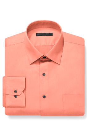 Geoffrey Beene Wrinkle Free Fitted Sateen Dress Shirt