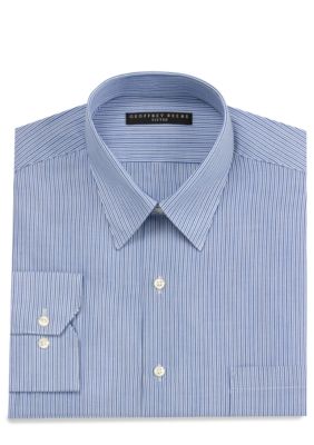 Geoffrey Beene Wrinkle Free Fitted Striped Dress Shirt