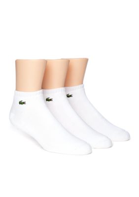 Lacoste 3-Pack Logo Ankle Socks