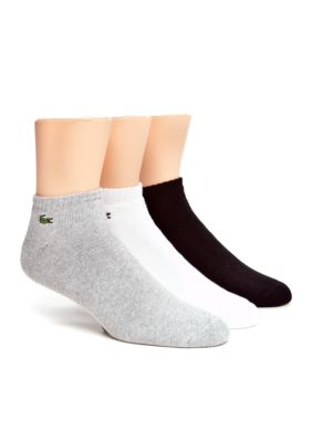 Lacoste 3-Pack Logo Ankle Socks