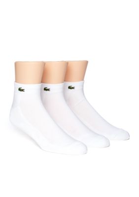 Lacoste 3-Pack Logo Crew Socks