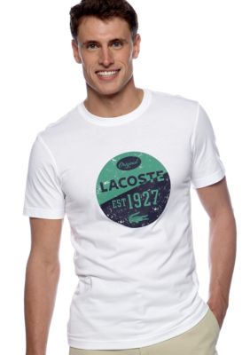Lacoste Short Sleeve Circular Logo Tee