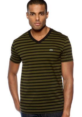 Lacoste&trade; Stripe V-Neck Tee