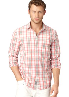 Calvin Klein Jeans Plaid Sport Shirt