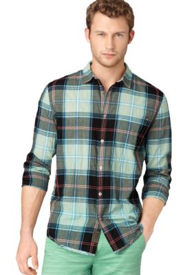 Calvin Klein Jeans Siren Plaid Sport Shirt