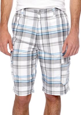Calvin Klein Jeans Plaid Cargo Shorts