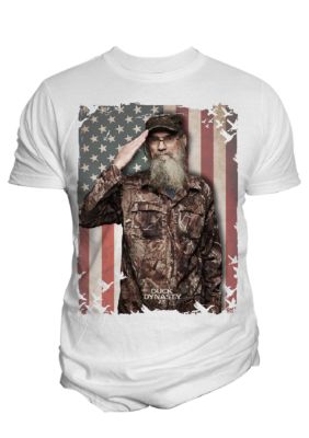 Changes Duck Dynasty Si USA Flag Tee