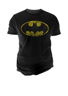 Changes Distressed Batman Logo Graphic Tee