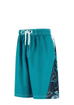 Speedo&reg; Weathered Floral Splice Swim Trunks