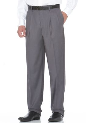Savane Gabardine Pleated Comfort Dress Pants