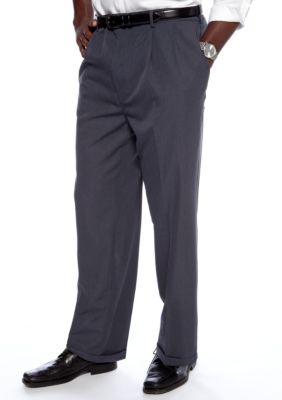 Savane&reg; Big & Tall Mini Check Pants