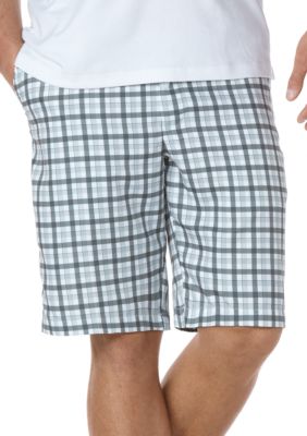 Savane Gingham Micro Print Shorts