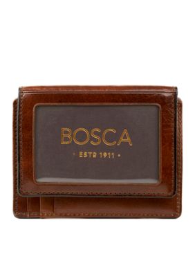 Bosca 'Accessories in Leather' Front Pocket I.D. Wallet