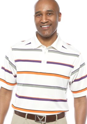 Callaway Golf Big & Tall Auto Stripe Polo