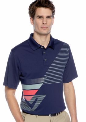 Callaway Golf Tone-On-Tone Tactile Printed Polo