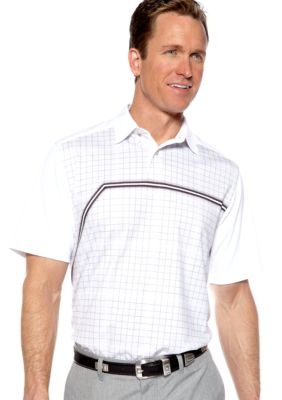 Callaway Golf Print Sublimation Plaid Polo