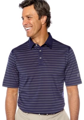 Callaway Golf Stripe Mesh Polo