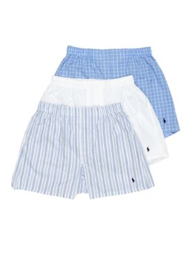 Polo Ralph Lauren Woven Boxers - 3-Pair Pack