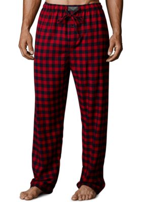 buffalo check pajama pants