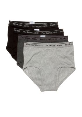 Polo Ralph Lauren 4-Pk Mid Rise Briefs