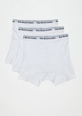 Polo Ralph Lauren Button Fly Boxer Briefs -3 Pr Pack