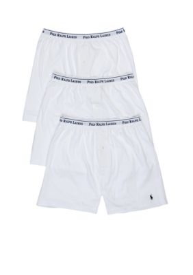 Polo Ralph Lauren 3pk Knit Boxer Whites